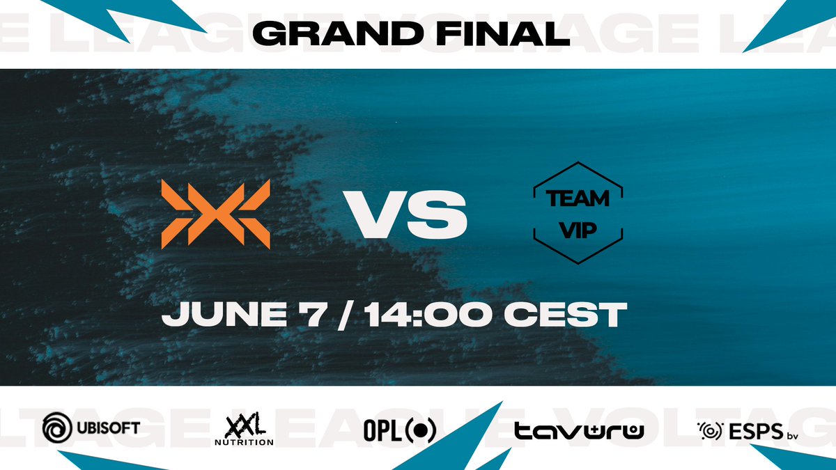 ⚡️GRAND FINAL TIME⚡️

📅Date: Saturday, 7 June
🕑Time: 14:00 CEST
Live At: twitch.tv/voltage_league

<a href="/GONXTGG/">NXT</a> ⚔️ <a href="/TeamVIPR6/">Team VIP</a> 

We have Big news incoming 👀
before Match kicks off, we’re dropping a major announcement about Voltage League Season 6.

Get ready🔥

Vote now down below⬇️