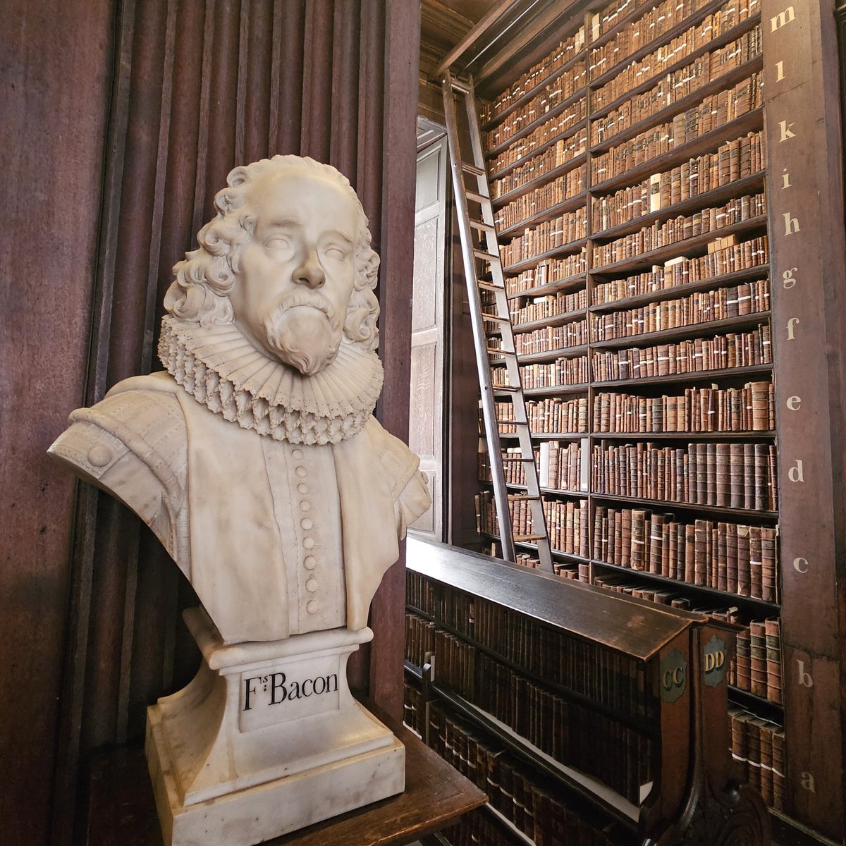 Daniël Lakens (@lakens) on Twitter photo Had to say hi to Francis Bacon, such a regular guest on <a href="/nulliusverbapod/">Nullius In Verba</a> , while visiting the old library in Trinity College. Had to say hi to Francis Bacon, such a regular guest on <a href="/nulliusverbapod/">Nullius In Verba</a> , while visiting the old library in Trinity College.