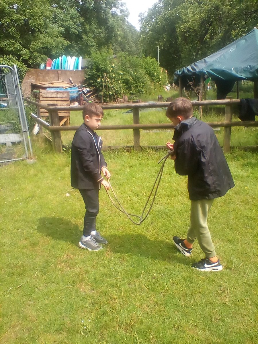 Team challenges this afternoon = teamwork and laughs