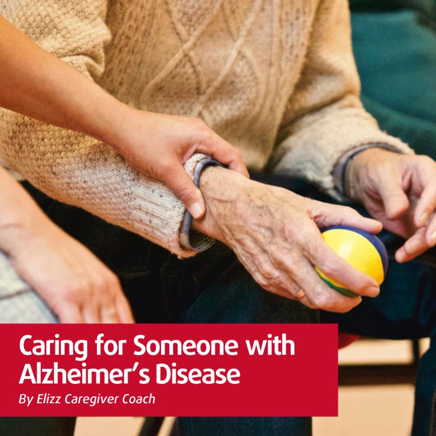 Are you caring for someone with #AlzheimersDisease? To support you, our #CaregivingCoach has put together practical tips on caring for someone with Alzheimer’s—including insights on the emotional impact, self-care strategies, and how to find support.

👉elizz.com/caregiver-reso…