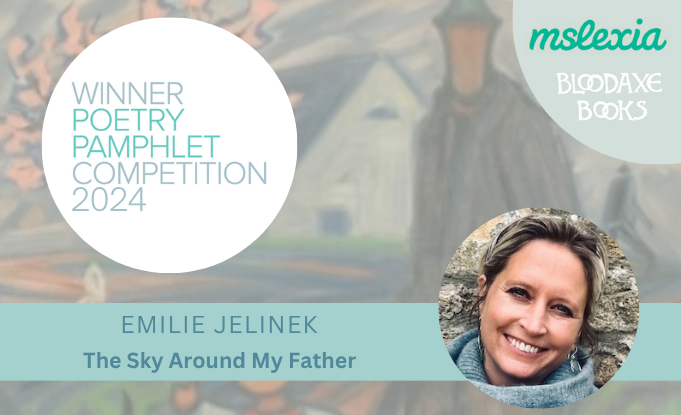 Bloodaxe Books (@bloodaxebooks) on Twitter photo Many congratulations to <a href="/emilie_jelinek/">Emilie Jelinek</a>, winner of the <a href="/Mslexia/">Mslexia ✨</a> Women's Poetry Pamphlet Competition 2024 for her second pamphlet, The Sky Around My Father.
The winning pamphlet will be co-published by <a href="/BloodaxeBooks/">Bloodaxe Books</a> & Mslexia on 25 September.
bloodaxebooks.com/news?articleid… Many congratulations to <a href="/emilie_jelinek/">Emilie Jelinek</a>, winner of the <a href="/Mslexia/">Mslexia ✨</a> Women's Poetry Pamphlet Competition 2024 for her second pamphlet, The Sky Around My Father.
The winning pamphlet will be co-published by <a href="/BloodaxeBooks/">Bloodaxe Books</a> & Mslexia on 25 September.
bloodaxebooks.com/news?articleid…