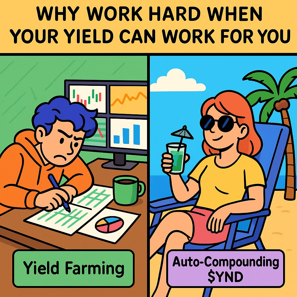 tolu_alli's tweet photo. Why stress over charts when your yield can auto-compound in peace?
$YND is doing the heavy lifting. 🌴💰
#YieldNest #DeFiMadeEasy #Crypto
#MAXLRTs
#YieldNestTGE
#YND https://t.co/RRuPpVexs0