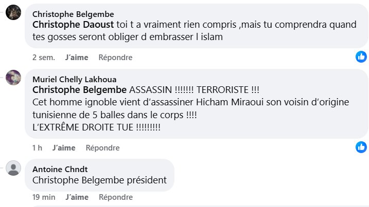 Et sur Facebook, déjà des "Christophe Belgembe président".