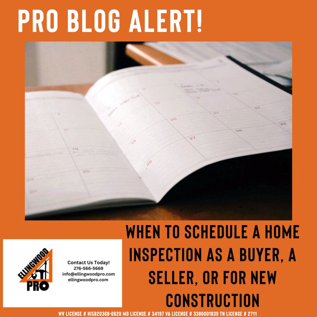 EllingwoodPro's tweet image. #ProBlogTuesday 📅 Not sure when the right time is to book a home inspection?  Learn the best times based on your role in the transaction and avoid last-minute stress.

👉 Read the full blog here:
ellingwoodpro.com/blog/when-to-s…

👍 Like &amp;amp; share to help others!

#inspectb4ubuy #inspect