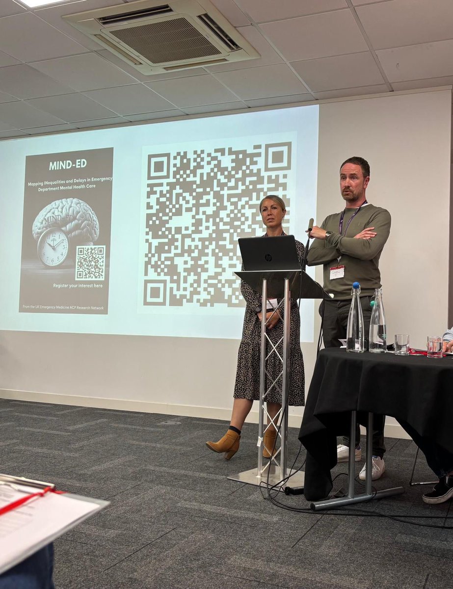Coming soon!

MIND-ED: Mapping Inequalities &amp; Delays in ED Mental Health Care

A UK-wide flashmob audit on delays &amp; inequities in mental health crisis care.

Led by the UK Emergency Care ACP Research Network.

📩 Get involved: tiny.cc/5dwl001
 #EmergencyMedicine #RCEM