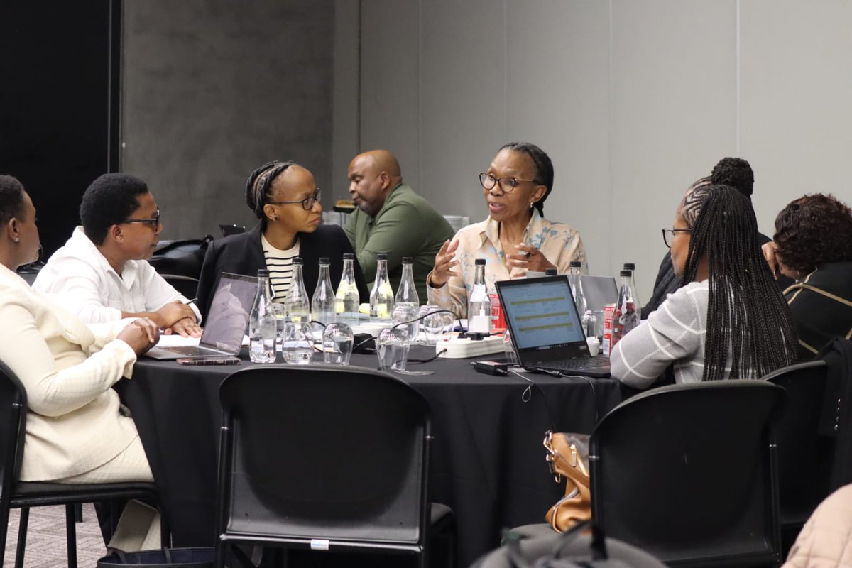 DBE_SA's tweet image. With the National Task Team consisting of members responsible for different line functions implicated in the admission and support of learners, lively discussions - which will continue tomorrow - will lead to the finalisation of the draft generic plan.