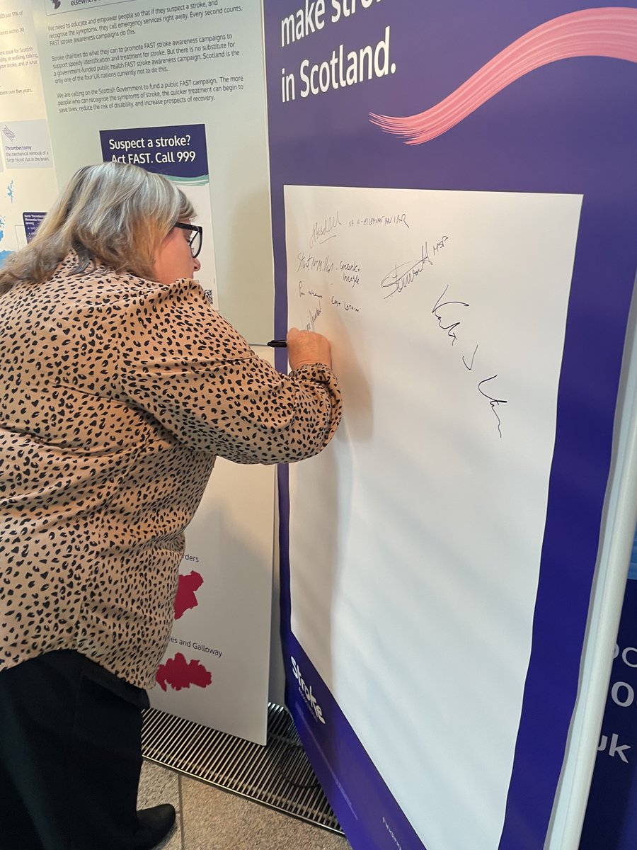 Michael Foley (@foleysascotland) on Twitter photo <a href="/JackieDunbarSNP/">Jackie Dunbar MSP</a>, thank you for dropping by and signing our "Let's make stroke a priority in Scotland" pledge board today during our <a href="/StrokeScotland/">StrokeAssocScotland</a> exhibition at <a href="/ScotParl/">Scottish Parliament</a> - much appreciated. <a href="/JackieDunbarSNP/">Jackie Dunbar MSP</a>, thank you for dropping by and signing our "Let's make stroke a priority in Scotland" pledge board today during our <a href="/StrokeScotland/">StrokeAssocScotland</a> exhibition at <a href="/ScotParl/">Scottish Parliament</a> - much appreciated.