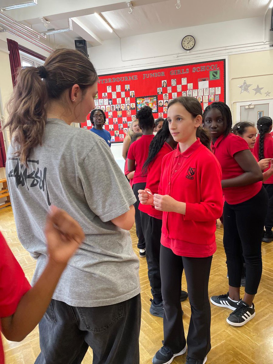 WJGS Winterbourne Junior Girls' School (@wjgss) on Twitter photo The Brit School are back to work with 30 of our girls in years 5 and 6. The workshop today was called- ‘Getting to Know You.’<a href="/TheBRITSchool/">BRIT School</a> <a href="/WjgsS/">WJGS Winterbourne Junior Girls' School</a> <a href="/Artsmarkaward/">Artsmark</a> The Brit School are back to work with 30 of our girls in years 5 and 6. The workshop today was called- ‘Getting to Know You.’<a href="/TheBRITSchool/">BRIT School</a> <a href="/WjgsS/">WJGS Winterbourne Junior Girls' School</a> <a href="/Artsmarkaward/">Artsmark</a>