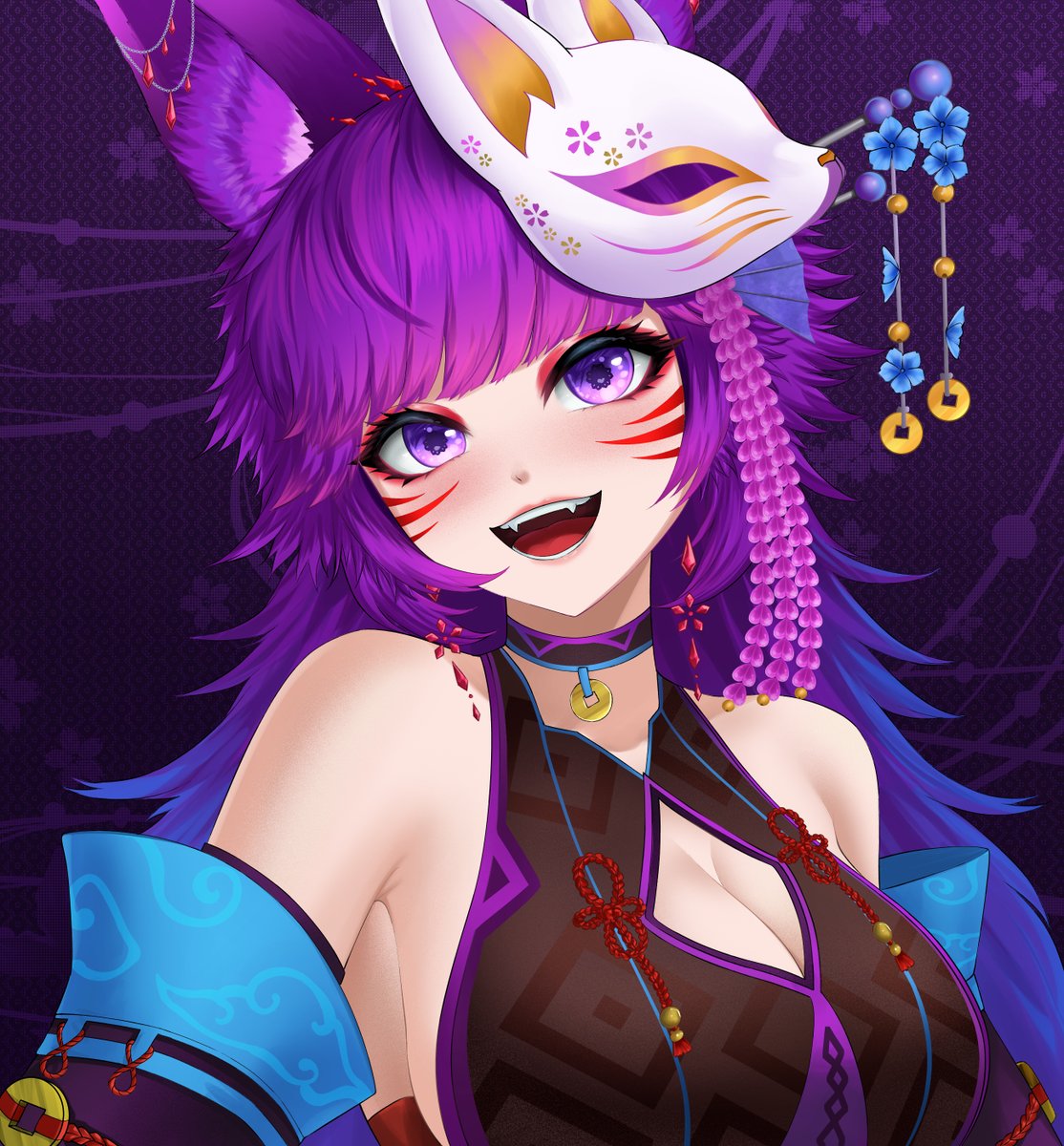 angrycomputer43's tweet image. ✨Yumeiro another Masterpiece ✨
Commissioned : @Narelf5
Style : Yumeiro
Via : VGen
Yumeiro slot still 4/7 for this week xD
Also don't forget to watch Narelf stream at twitch.tv/narelf
#VGenComm #VTuberUprising #ENVtuber
