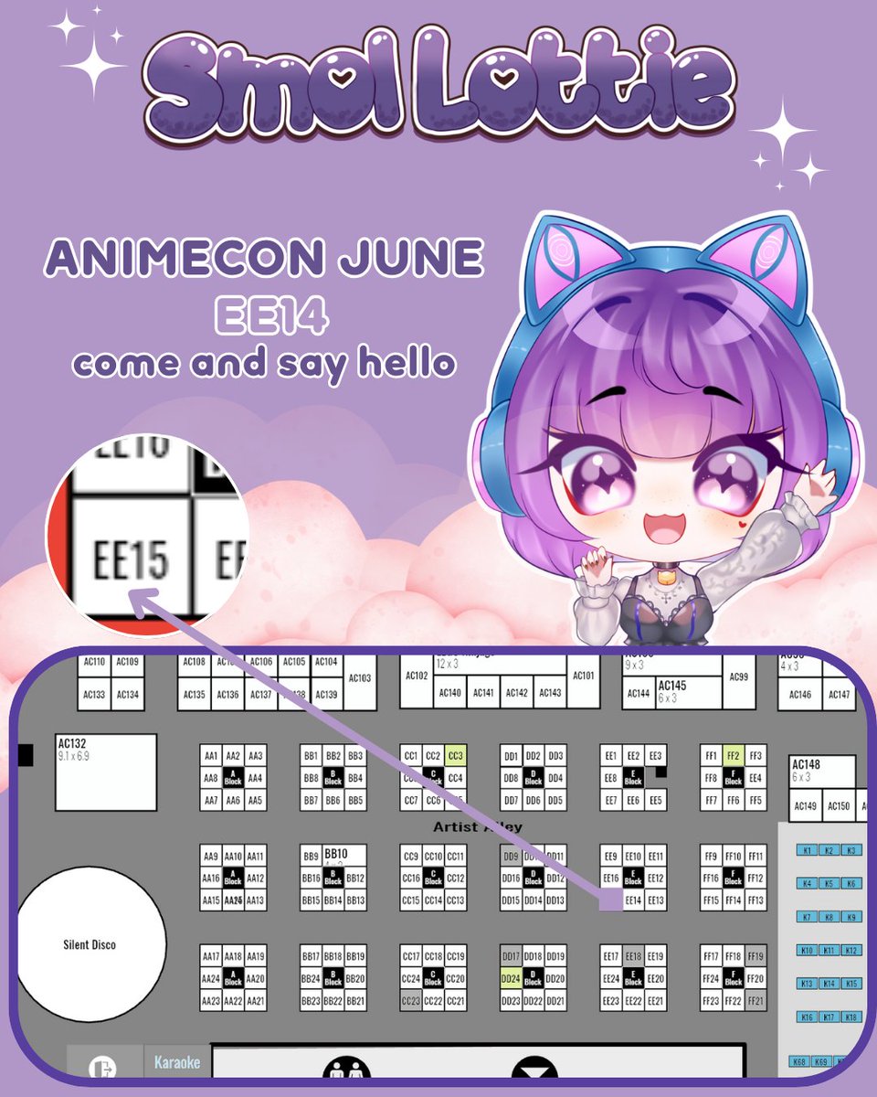 Smol_Lottie_VT's tweet image. COMING TO YUOR TEXT CONVENTION!!
Animecon!! I hope to see you all there
#animecon #vtuber #merch #convention