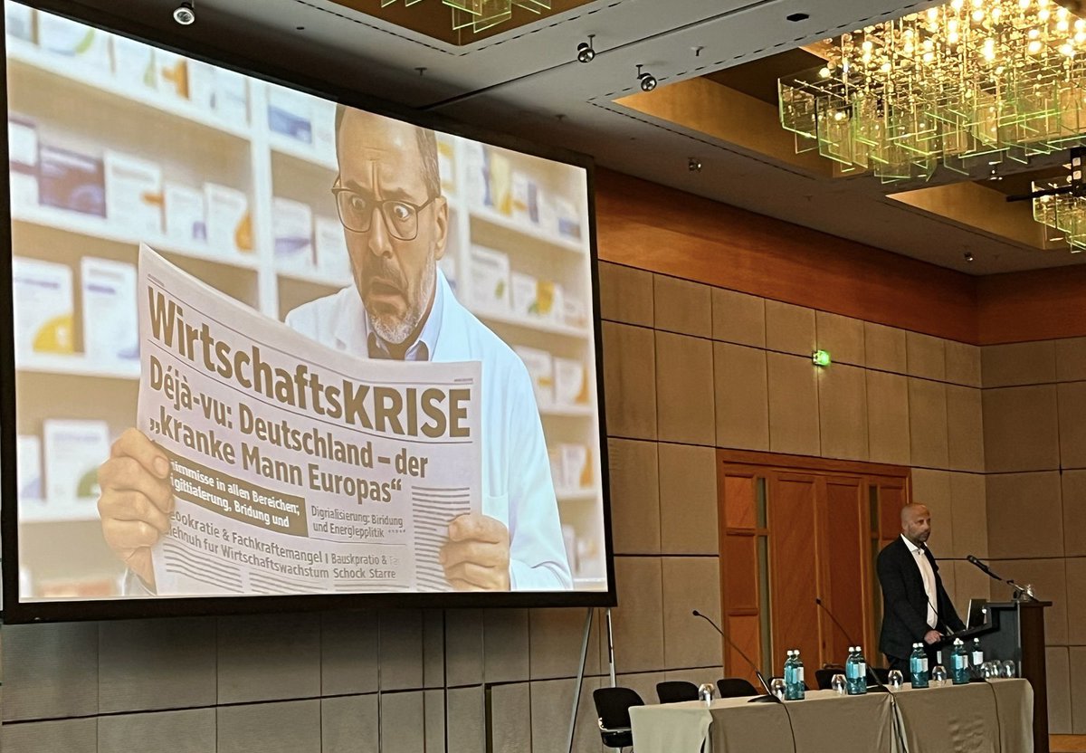 SaschaGenders's tweet image. Vortrag beim #BVVA zum Standort #Deutschland - wie kann der „kranke Mann“ Europas wirtschaftlich gesunden? Lösungen gibt’s auf jeden Fall einige durch die #IHK-Organisation