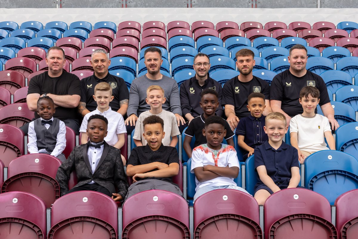 ClaretsAcademy's tweet photo. Recently, we welcomed our new U9s squad to Turf Moor in a signing day dedicated to them. 

We wish all the new signings the very best in the future 🙏 https://t.co/m4vwIrmIcR