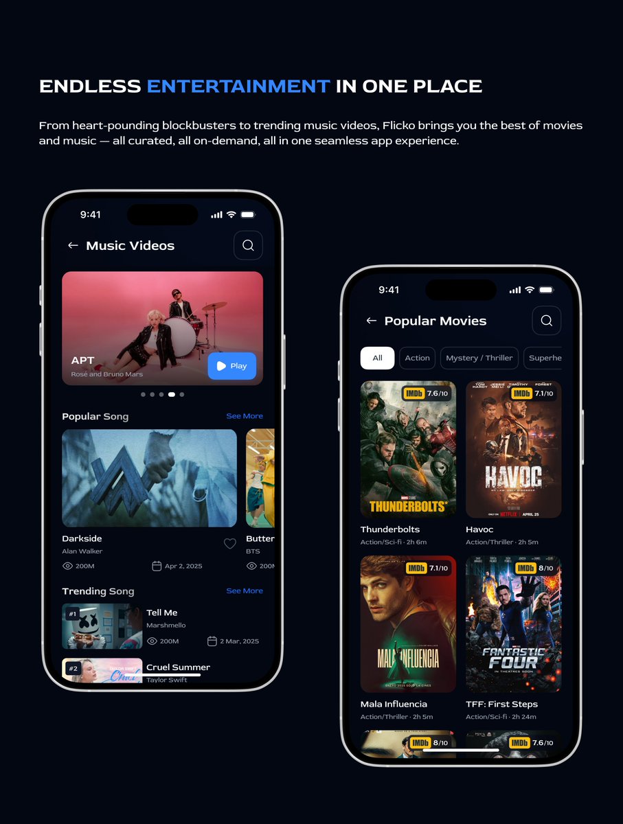 opedia_tech's tweet image. With on-demand access, personalized recommendations, and mobile-first designs, OTT streaming platforms are redefining the entertainment experience.

📌 Check more and get inspired - behance.net/gallery/227091…

#OTT #StreamingApp #GenZTech #AppDesign #DigitalEntertainment #opedia