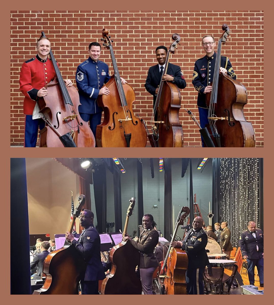 <a href="/doublebasshq/">Double Bass HQ</a> <a href="/DiscoverDoubleB/">Discover Double Bass</a> <a href="/WBGO/">WBGO Jazz 88.3 FM</a> <a href="/ArmyTimes/">ArmyTimes</a> <a href="/wyntonmarsalis/">Wynton Marsalis</a> <a href="/USMC/">U.S. Marines</a> <a href="/usairforce/">U.S. Air Force</a> <a href="/USNavy/">U.S. Navy</a> <a href="/USArmy/">U.S. Army</a> <a href="/USArmyReserve/">U.S. Army Reserve</a> <a href="/The_AFM/">AFM</a> #208thUSAR #Goldstarfamilies