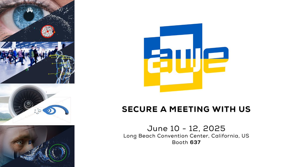 Heading to #AWE2025?

Secure a meeting with us to see the event-based future of eye tracking prophesee.ai/contact-us-awe…

Experience live our ultra-low power eye-tracker estimating eye movement in 5.72 ms with minimal memory &amp; &lt;5mW sensing power consumption while running at 120Hz.