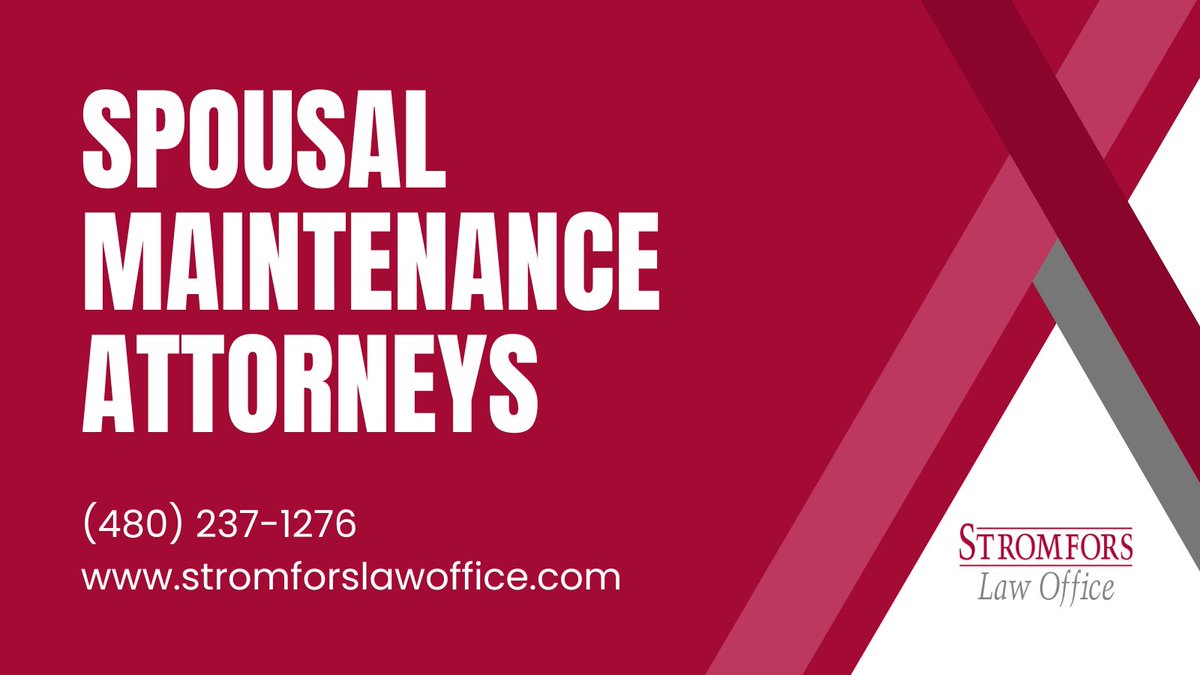 Struggling with spousal support questions after divorce? A Chandler spousal maintenance attorney can help you understand your rights. 💬 Call (480) 237-1276 today! 💻 stromforslawoffice.com/practice-areas…
#SpousalSupport #DivorceHelp #ChandlerLawyer