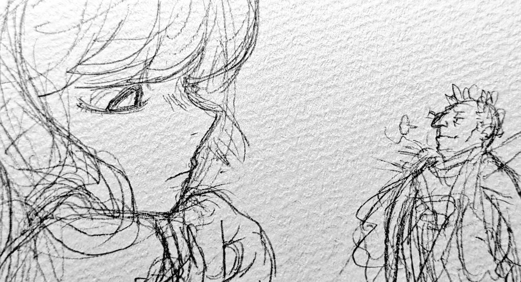 今日はかいて…はいない 