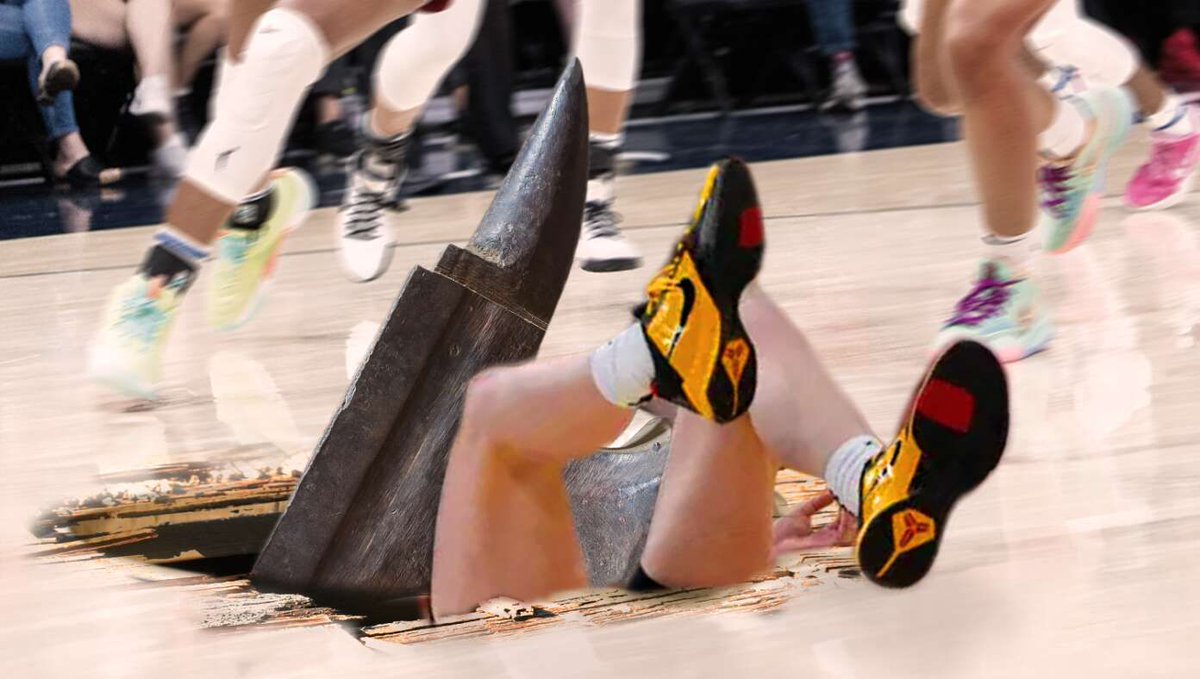 No Foul Called After Caitlin Clark Crushed By Anvil buff.ly/BKpz0Xu