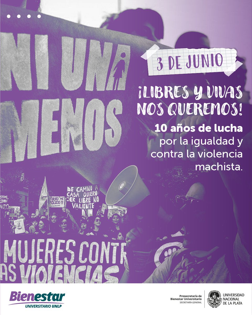 Y otra vez gritamos NI UNA MENOS

Se cumplen 10 años de "Ni Una Menos", una fecha histórica que marcó un antes y un después para el movimiento feminista. Aquel primer grito impulsó la lucha por los derechos de las mujeres, por la igualdad y contra toda forma de violencia machista