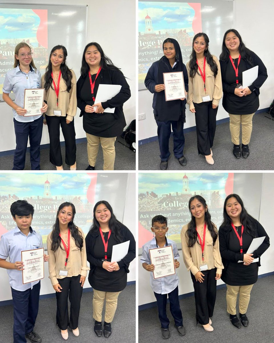 UISDubai's tweet image. Empowering future leaders! Students took part in the Harvard Leadership Programme, gaining invaluable skills and collaborating on innovative group projects to apply their learning in real-world, creative ways.🌟
#WeAreUIS #MindsetOfTheFuture #ProudlyTaaleem #StudentLeadership