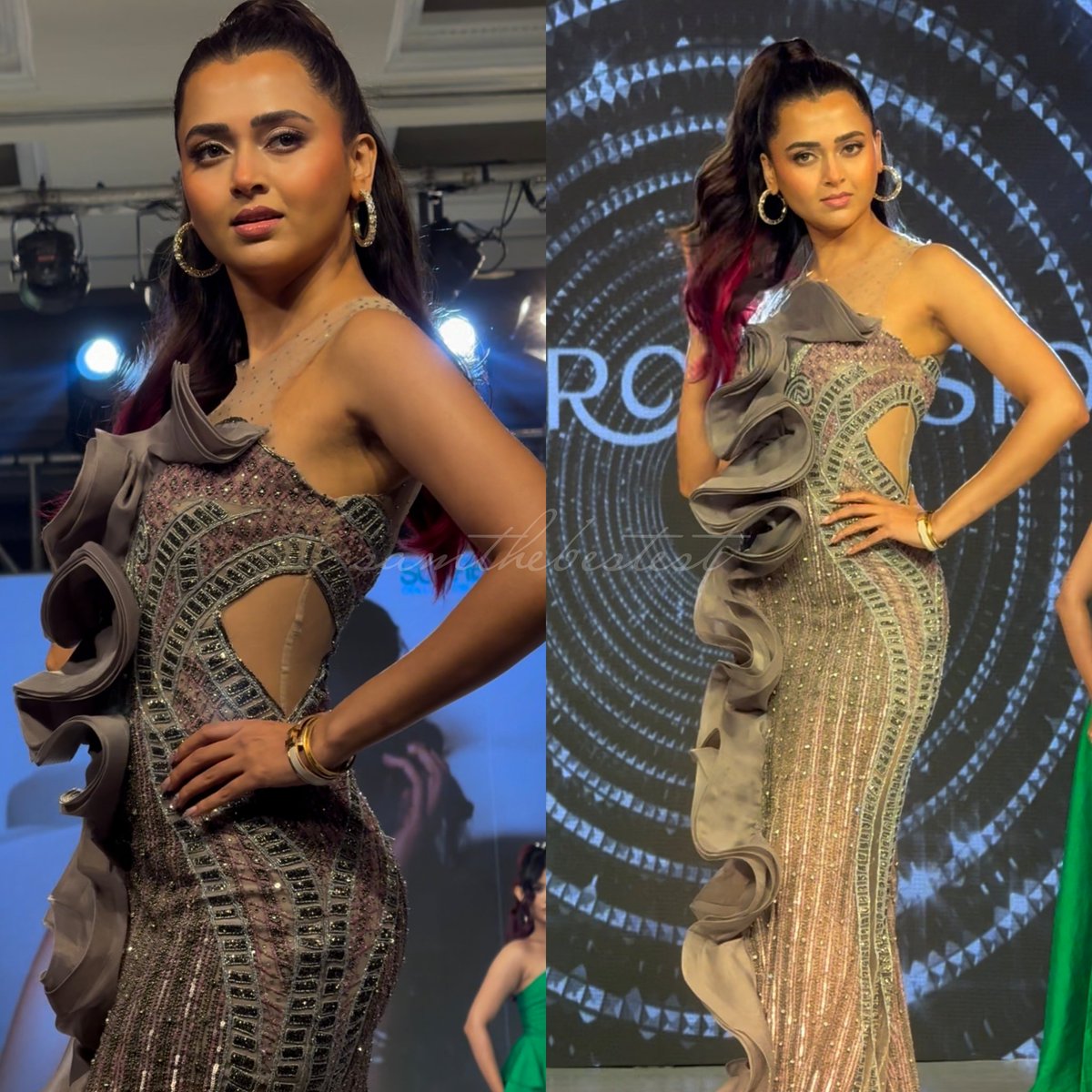 #TejasswiPrakash at the ramp walk today 🔥💖