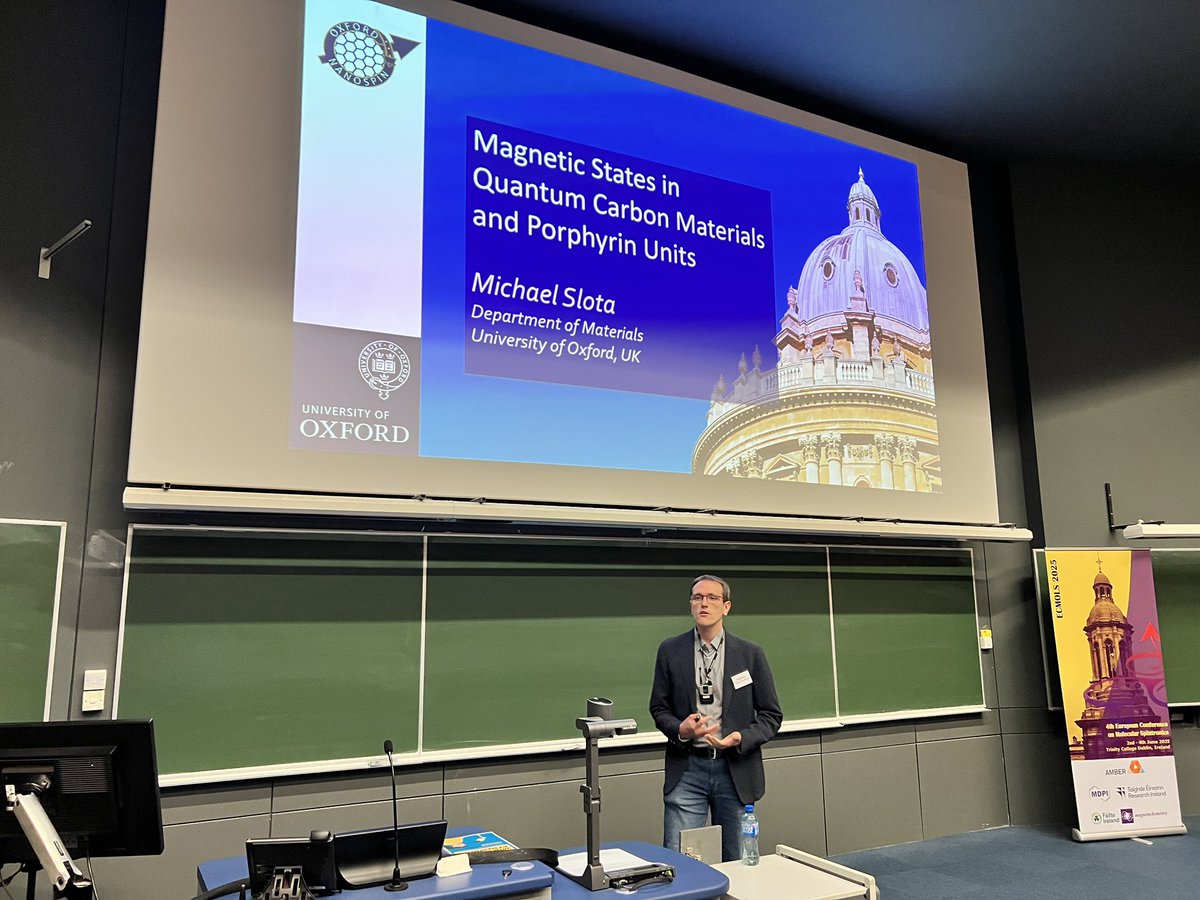 Closing our third session by the exciting talk by Prof. Michael Slota from the University of Oxford #ECMOLS2025