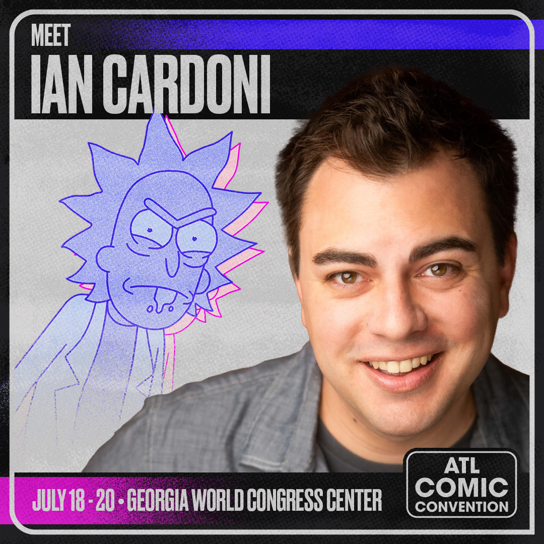 📣 In case you missed it, Ian Cardoni will be at ATL Comic Convention!!

🎟 Join us July 18th-20th, get your tickets: bit.ly/3ZLE54h