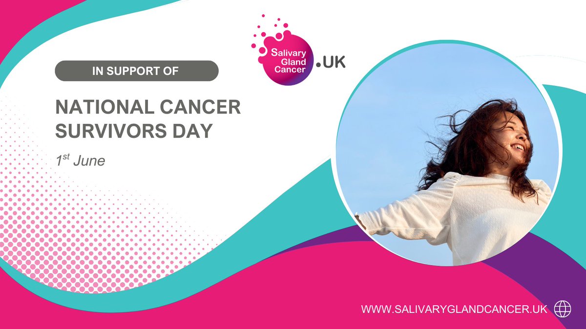 On June 1st, we took time to remember everyone who has lived through a cancer diagnosis, including those in our salivary gland cancer community 💙

Every journey was different. Every step forward mattered.

We stood with you on #NationalCancerSurvivorsDay

#SGCUK