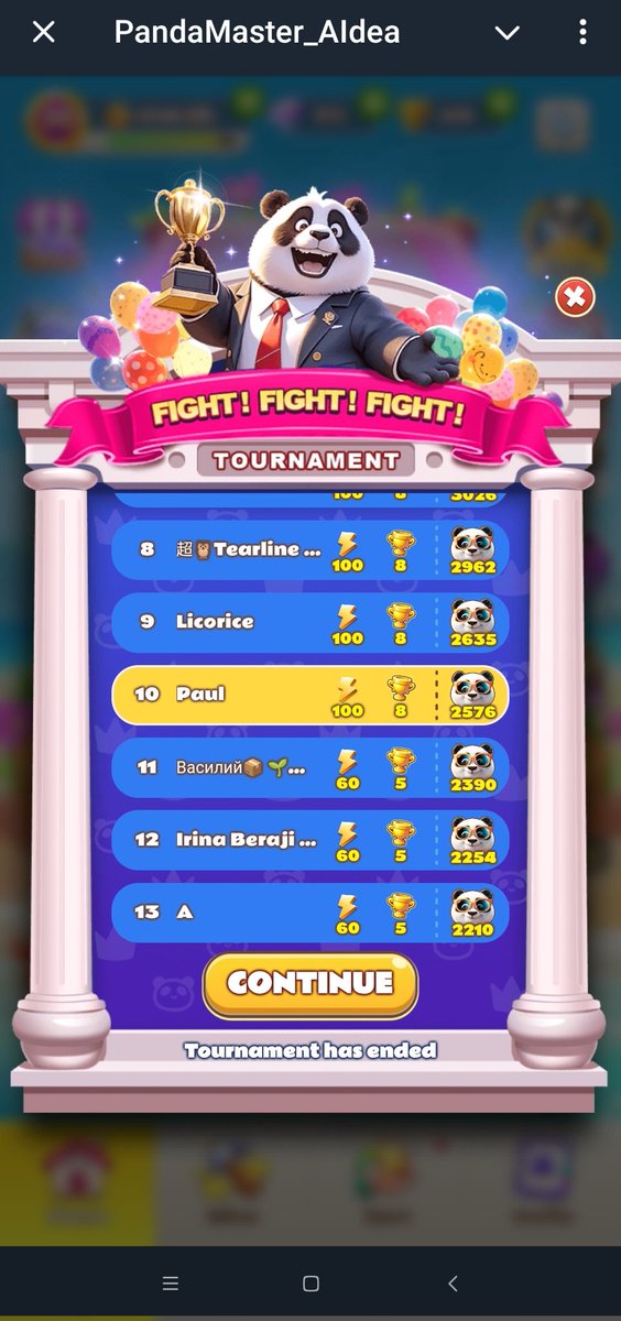 BotterAlan's tweet image. Another chance

@AIdeaGame #PandaMaster