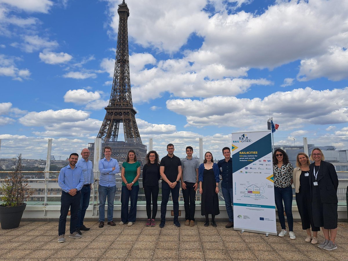 ✅ Great 2half-days meeting at UIC HQ in Paris to prepare the final phase of our #EuropesRail project!
Thanks to all partners for the fruitful exchanges and strong collaboration: Factual, TUM, <a href="/cimne/">CIMNE</a>, @BABLEconnect, <a href="/GroupeSNCF/">Groupe SNCF</a>, RFI, Metropark, PKP, IBDiM, <a href="/SNCB/">SNCB</a>, DB, <a href="/uic/">UIC railways</a>