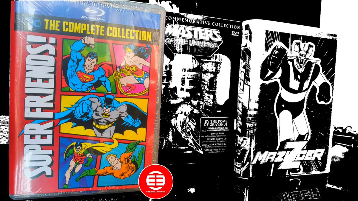PolluxDioscuros's tweet photo. Me quedé sin mi autorregalo de Hokuto no Ken por culpa de @amazonmex 😤… luego falló el plan B con Saint Seiya en #AliExpress 😩 PERO mi esposa no falló: ¡me regaló TODOS los #SuperFriends en Blu-ray! 🦸‍♂️🦸‍♀️ #FrustradoPeroFeliz 😂 #RetroPower https://t.co/L8ZyImFH0u