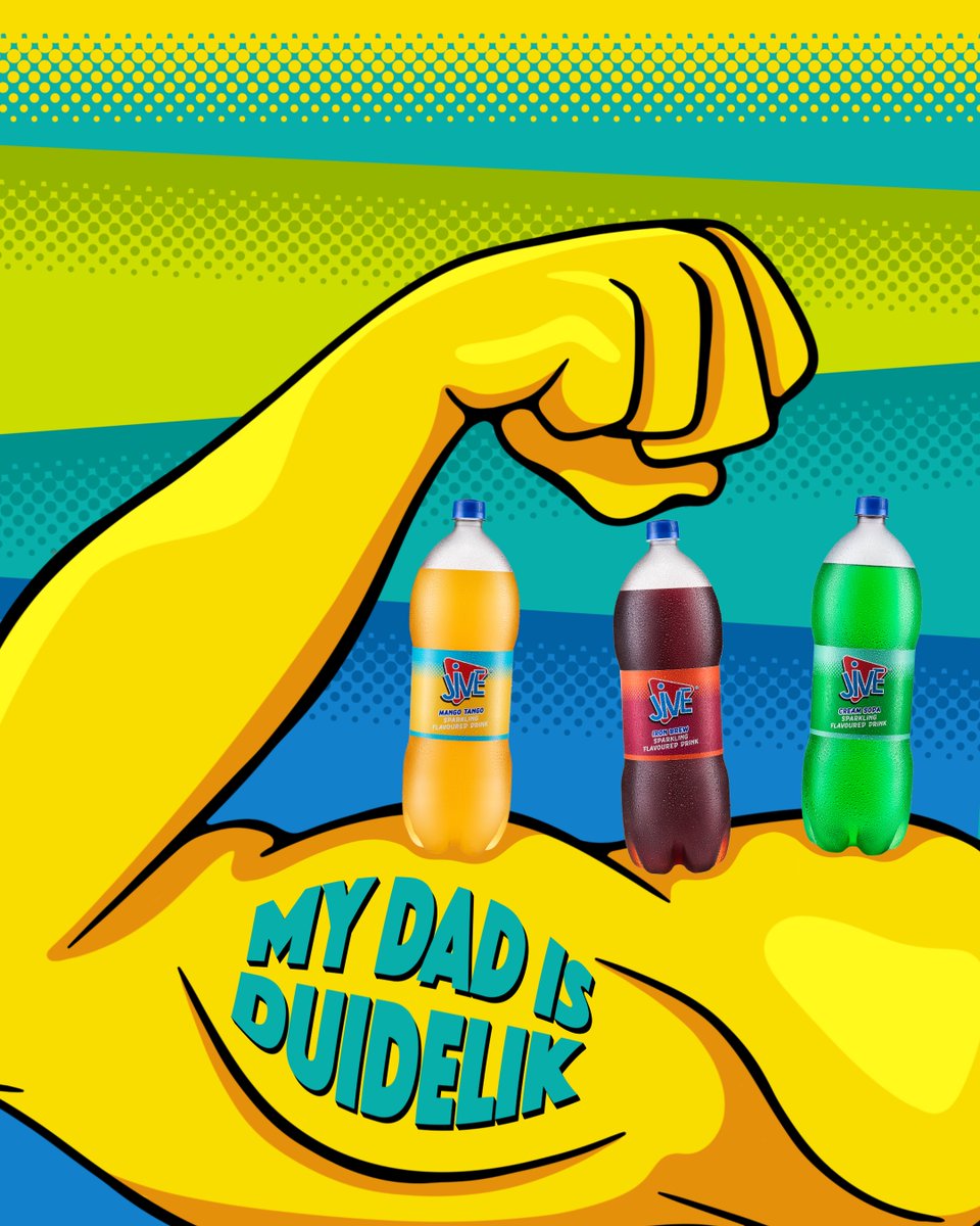 JiveCooldrinks's tweet photo. Driver, braai master, remote holder and all-around legend. 💪🔥

Share this with your old man this Father’s Day - along with a pat on the back, awkward side hug, and a cold #JIVE to seal the deal. 😎 #WeMosAllFamily https://t.co/9QPBOP0ghn