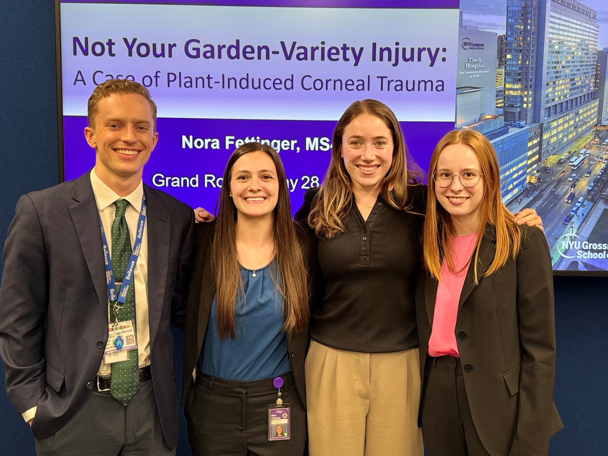 NYU Langone Ophthalmology (@nyulangoneeye) on Twitter photo Best of luck on your away rotations to <a href="/nyugrossman/">NYU Grossman School of Medicine</a> students Jacob Lester, Nora Fettinger, Ella Feiner, and Caroline Cubells! #Ophthalmology Best of luck on your away rotations to <a href="/nyugrossman/">NYU Grossman School of Medicine</a> students Jacob Lester, Nora Fettinger, Ella Feiner, and Caroline Cubells! #Ophthalmology