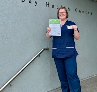 We are immensely proud of our lovely District Nurse Chelsea Alexander for receiving a #DAISYAward.
She was nominated for the award by the daughter of a patient who received end of life care from the District Nursing Team in South Torry.