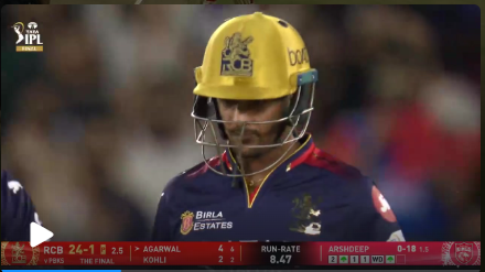 ImVeeruNegi's tweet photo. Mayank Agarwal dismissed for 4 runs. RCB score 56 for 2 wickets https://t.co/IwD1waRw10