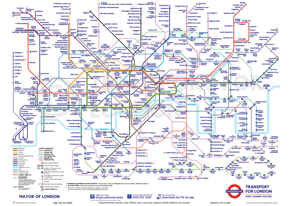 Bring London’s iconic style to your space 🗺️

The Official TfL London Underground Map (Standard) poster is available now. A must-have for transport fans and design lovers alike.

Shop here 👉 map-shop.co.uk/product/offici…

#LondonUnderground #TfL #TubeMap