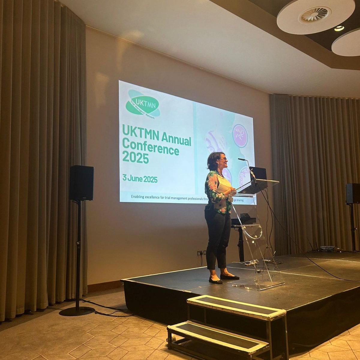 UKTMN's tweet image. #UKTMN2025
Daphne Babalis, a member of our Executive Group, opened the final session (Session 3) of the conference. The session began with a presentation from Sian Bodfel Porter, Trial Manager at the University of Bristol, who delivered the first talk of the afternoon.