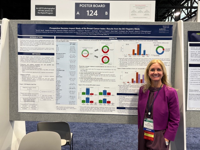 YaleCancer's tweet image. .@tarasanftmd shares that the use of the Breast Cancer Index #BCI in clinical practice resulted in significant changes in physician recommendations for extended endocrine therapy. #ASCO25 @YaleBreast #bcsm @OncoAlert @SmilowCancer meetings.asco.org/abstracts-pres…