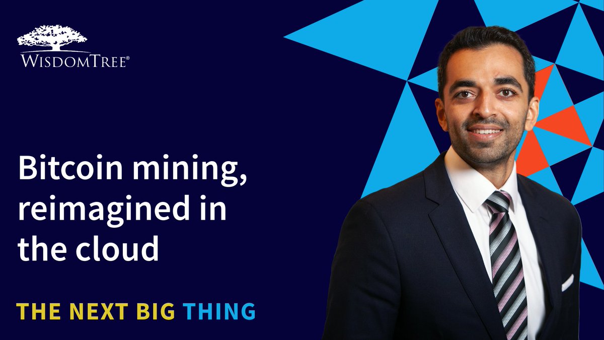 WisdomTree in Europe (@wisdomtreeeu) on Twitter photo What if you could mine Bitcoin without ever touching a machine? In this episode of The Next Big Thing, host <a href="/MobeenTahirWT/">Mobeen Tahir</a> speaks with <a href="/CharleyBrady/">Charley Brady</a> of <a href="/BitFuFuOfficial/">BitFuFu</a>, the world’s largest cloud mining platform, to explore how cloud-based infrastructure is transforming Bitcoin What if you could mine Bitcoin without ever touching a machine? In this episode of The Next Big Thing, host <a href="/MobeenTahirWT/">Mobeen Tahir</a> speaks with <a href="/CharleyBrady/">Charley Brady</a> of <a href="/BitFuFuOfficial/">BitFuFu</a>, the world’s largest cloud mining platform, to explore how cloud-based infrastructure is transforming Bitcoin