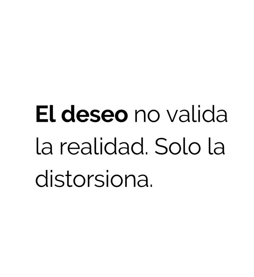 La distorsión tiene tierra fértil en cabezas cómodas y perezosas.