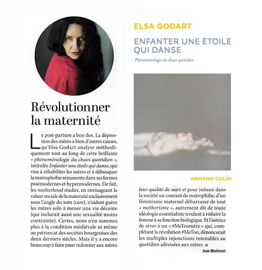 🟢📚 <a href="/elsagodart/">Elsa Godart</a> l #EnfanterUneEtoileQuiDanse l #DernièreParution l #MagazineLire 📚🟢

✍️ Recension d' "Enfanter une étoile qui danse" par le <a href="/MagazineLire/">Lire Magazine Littéraire</a>.