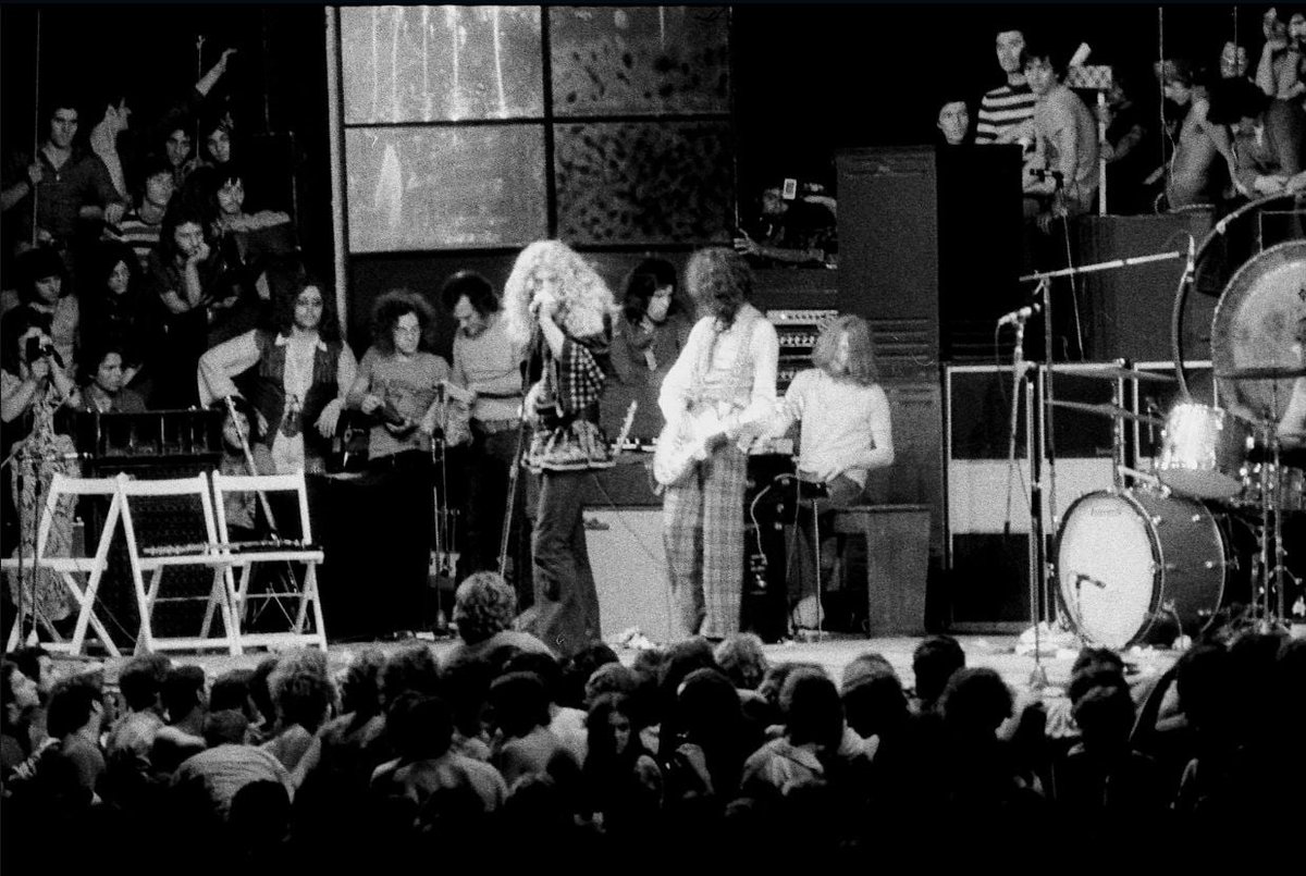 Led Zeppelin, Velodromo Vigorelli, Milano, Italy, July 1971