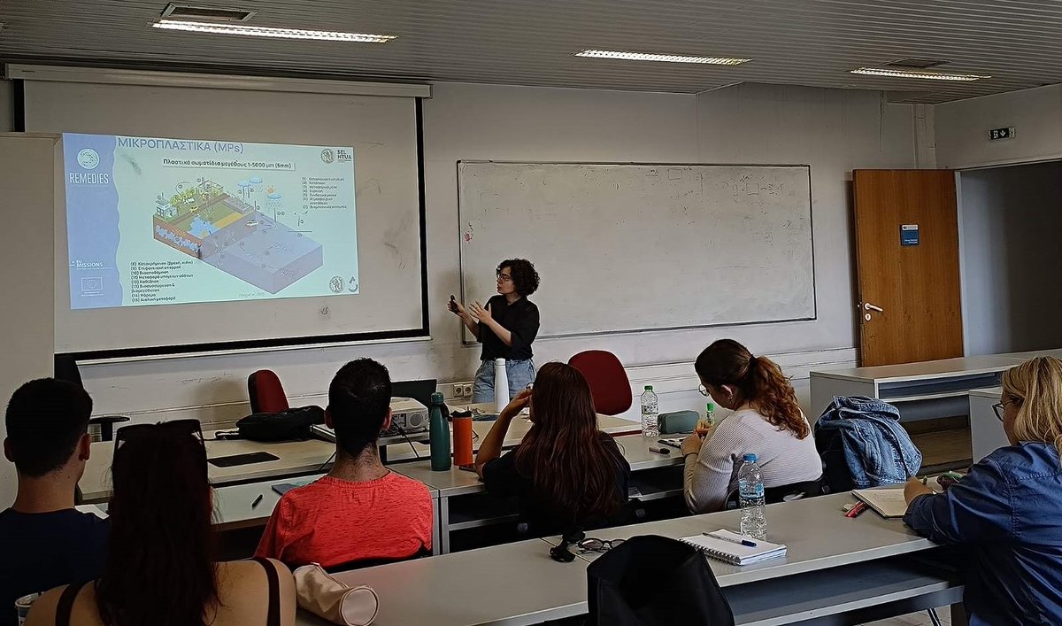 🌊 Tackling Microplastic Pollution!

Postgraduate  students at NTUA  joined the REMEDIES seminar on 📆May 29 to explore  cutting-edge solutions to microplastics in wastewater. 

#NTUA #REMEDIESProject #REMEDIES #ProtectOurOceans #RemediesForOcean #REMEDIES_EU #EUmissions