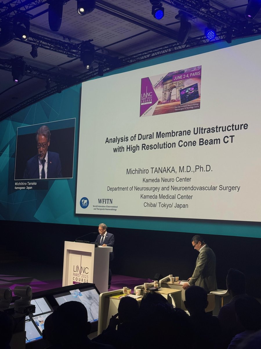 I appreciate their kind invitation to LINNC Paris 2025. My presentation focused on the microanatomy of the dural membrane and advances in imaging technology. #LINNCParis  #LINNConline