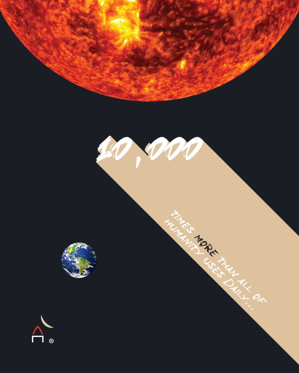 SuntriaSolar's tweet photo. 🌞 Solar Power: The Untapped Superpower 🌍
Did you know the sun gives Earth 10,000 times more energy than we use daily?
That’s 174 petawatts beaming down every second—unlimited potential, just waiting for us to harness it.
☀️ Let’s shine smarter. Let’s go solar.
#SolarPower https://t.co/d49hdO6Cfx