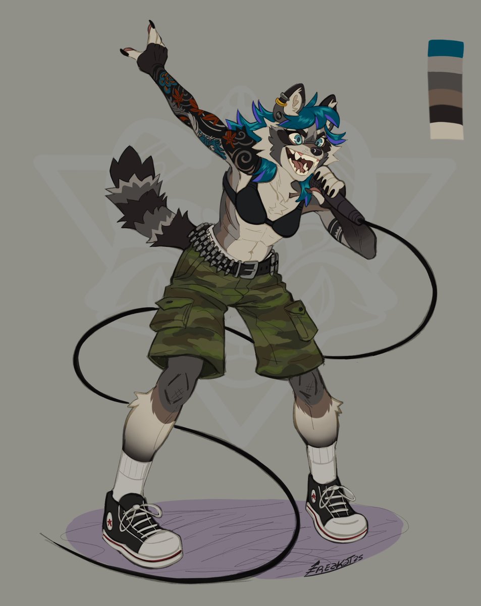 Finally an update on my fursona