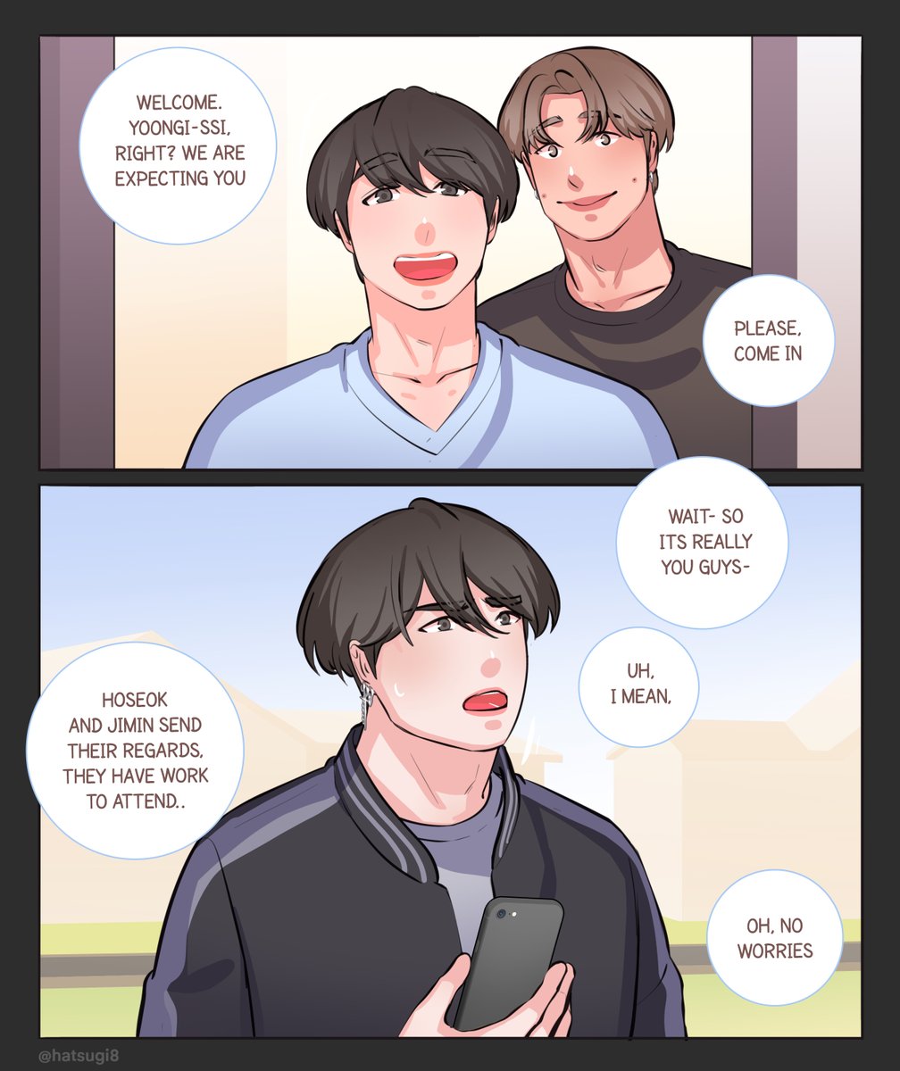 Hatsugi8's tweet photo. [BFS au - 87] (1/2)  #btsfanart https://t.co/snTFG0Kg4S