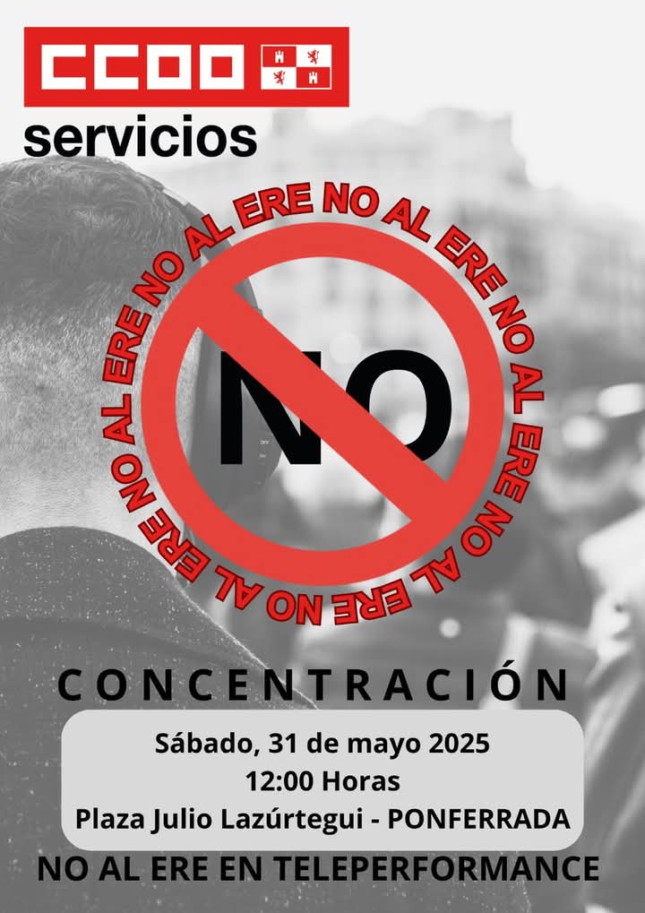 CCOOTPSevilla's tweet photo. Apoyamos a nuestras compañeras y compañeros 
✊😡 NO AL ERE en Teleperformance ‼#ccoo  #ccootpsevilla #Teleperformance https://t.co/9qiAU6l0T6