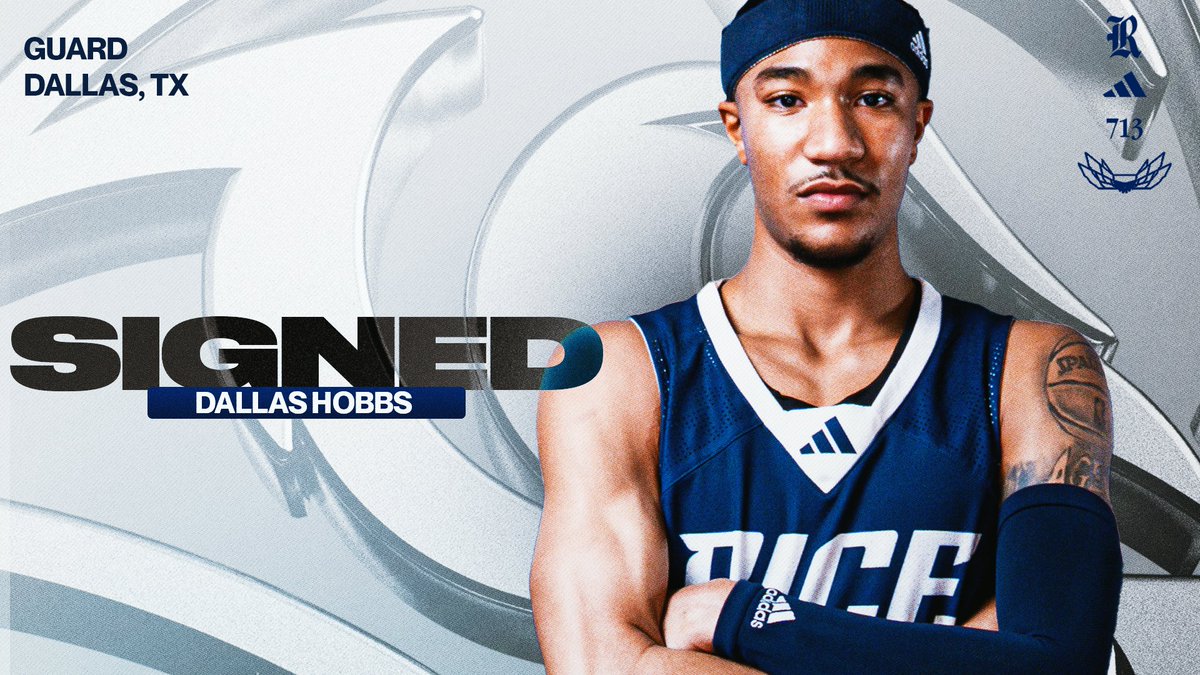 RiceMBB's tweet image. Welcome to South Main, Dallas Hobbs! ✍️
🔘 6-1
🔘 Guard
🔘 Dallas, Texas
#GoOwls👐