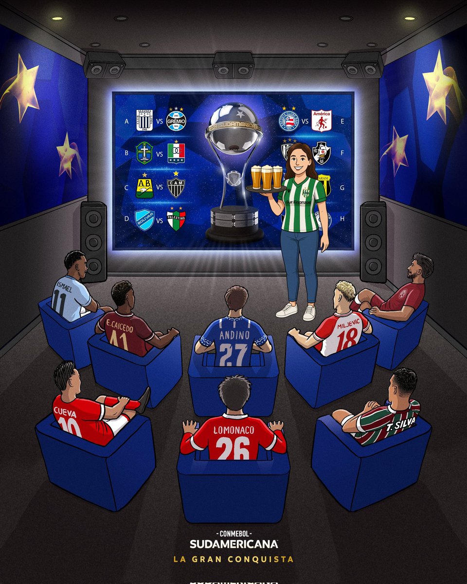 Kfjdjdj estos de Sudamericana se zarpan